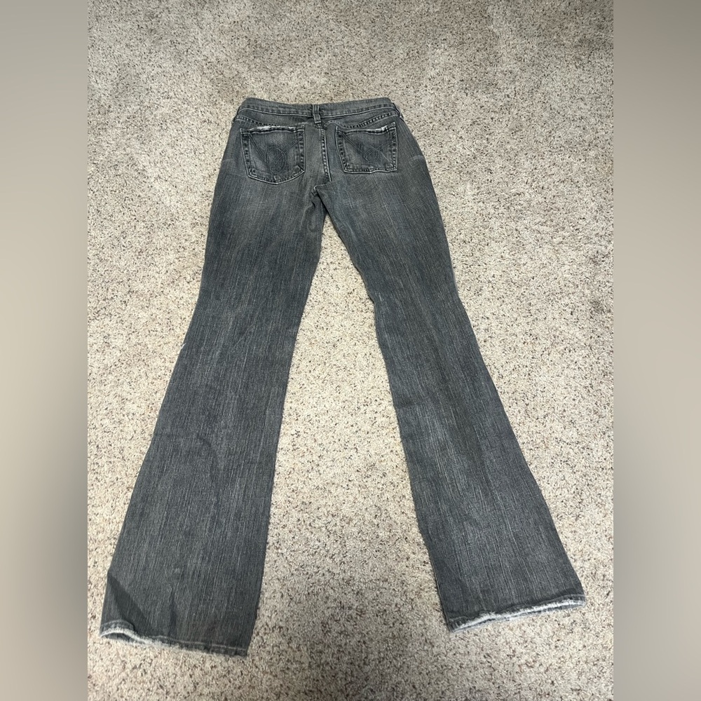 Vintage gray jeans, low rise boot cut size 29 bebe